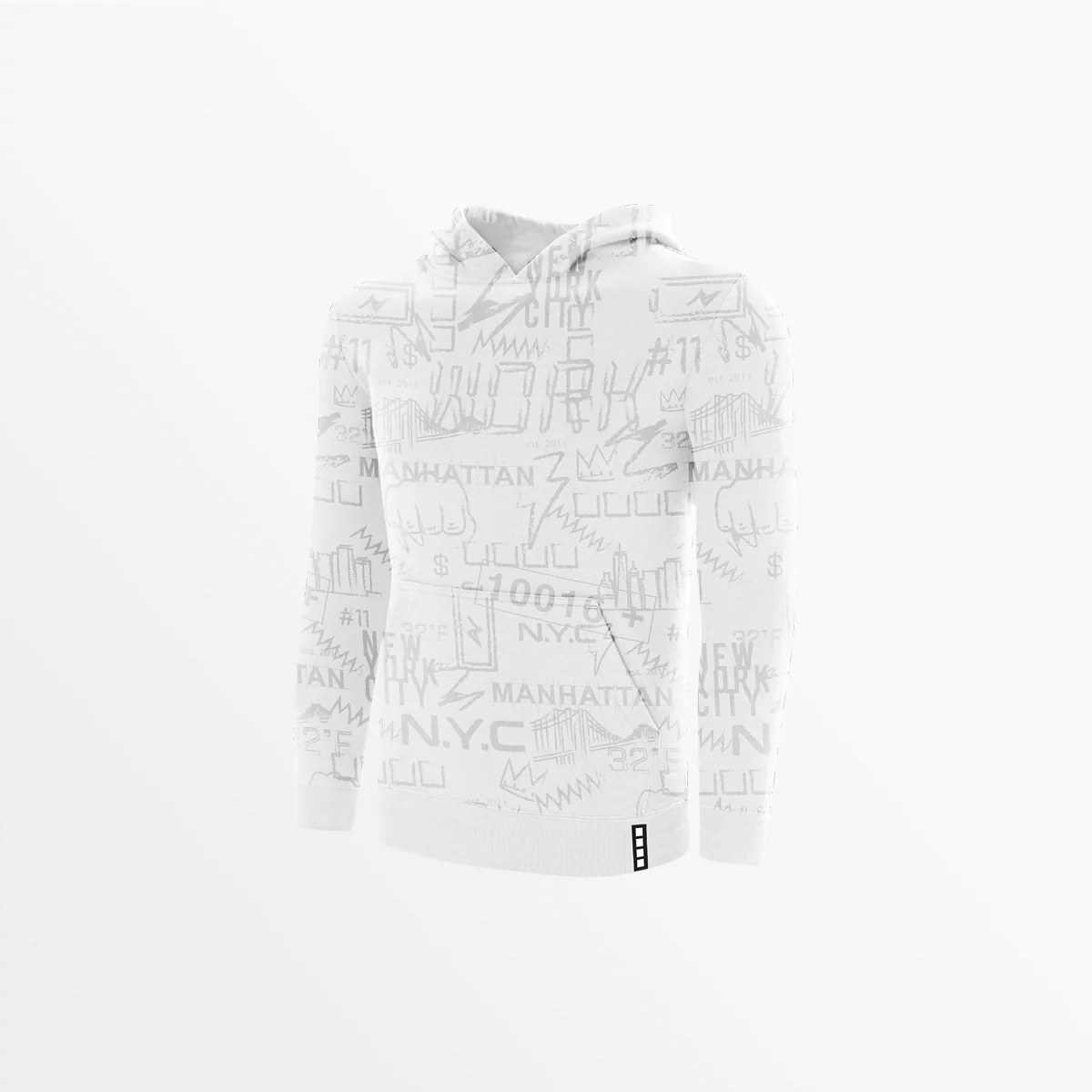 YOUTH FLEECE GRAPHIC PRINT PULLOVER HOODIE