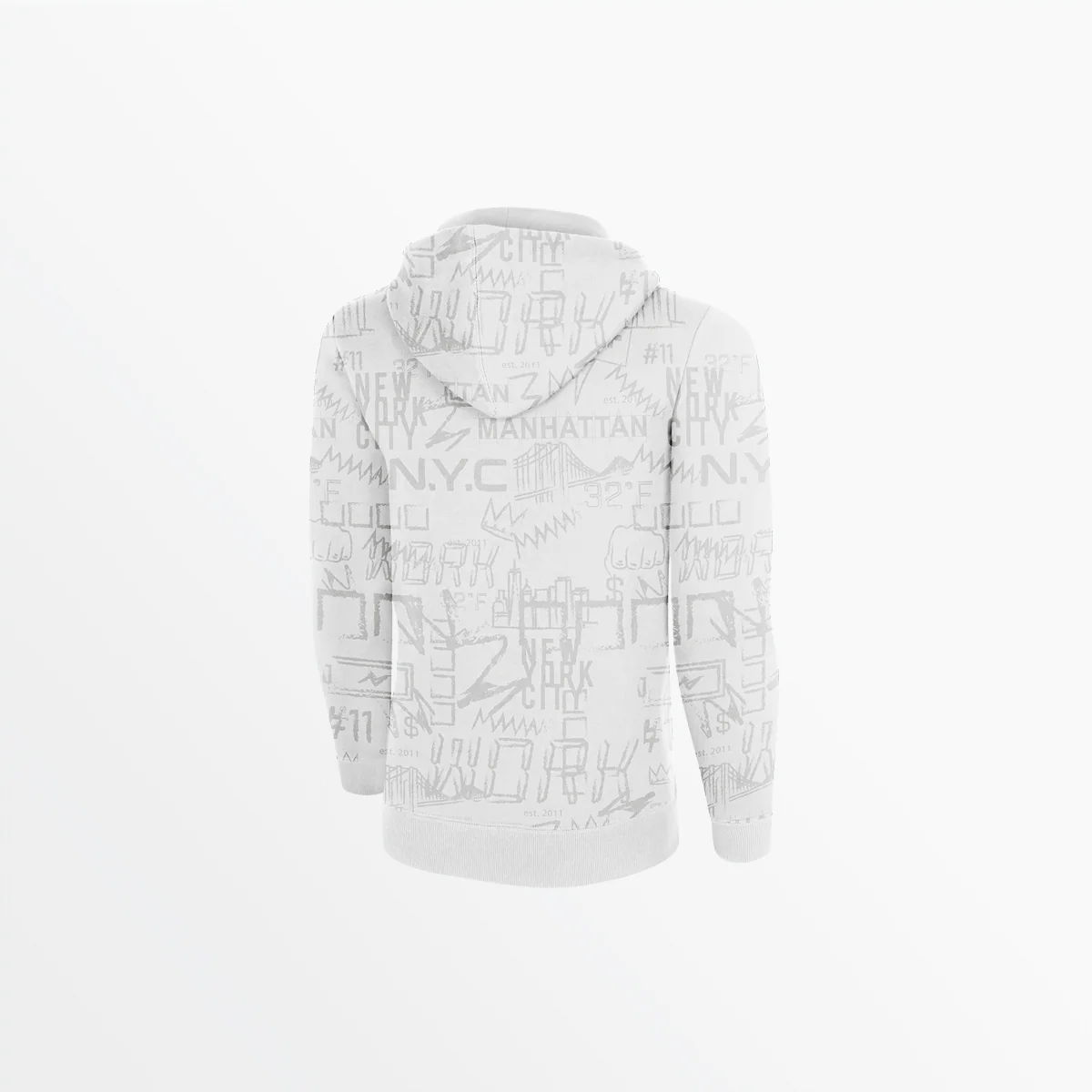 YOUTH FLEECE GRAPHIC PRINT PULLOVER HOODIE - Image 2
